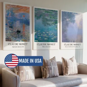 Claude Monet Water Lilies Wall Art