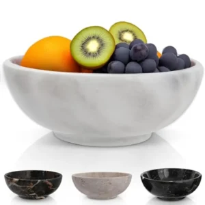 8" Luxury Marble Decorative Bowl
