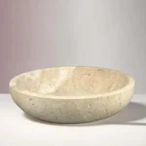 Travertine Decorative Bowl