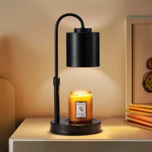 Adjustable Candle Warmer Lamp with Timer & Dimmer,